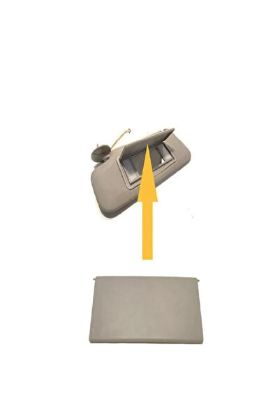 Genel Markalar Opel Astra J Güneşlik Makyaj Aynası Kapağı Gri