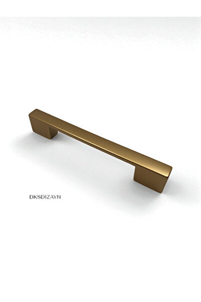 DKSDİZAYN Yeni Nelgis 96-128 Mm Mat Altın Mobilya Çekmece Dolap Kulpu 1. Sınıf Ağır Metal Premium Mat Kulp