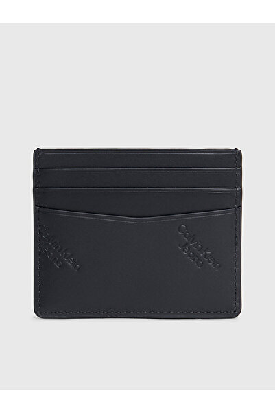 Calvin Klein Men's Logo Print Card Holder