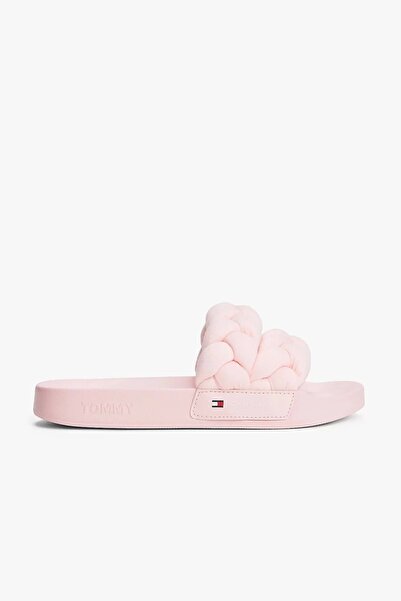 Tommy Hilfiger Tommy Jeans Logo Thick Braided Double Banded Women's Pink Slip...