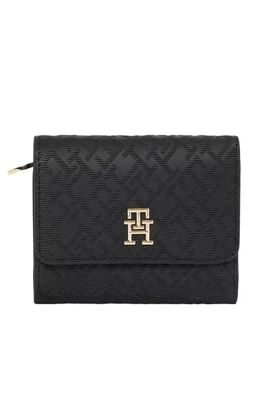 Tommy Hilfiger TH DISTINCT TRIFOLD WALLET MONO Kadın Cüzdan AW0AW17257BDS