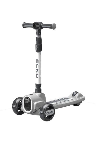 rexa Two Pedals Lightweight Electric 3 Wheels Kids Scooter