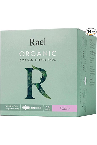 Rael_SA فوط قطن يومية صغيرة 14 حبة مناسبة للبنات اللي يدورون على شيء وأريح