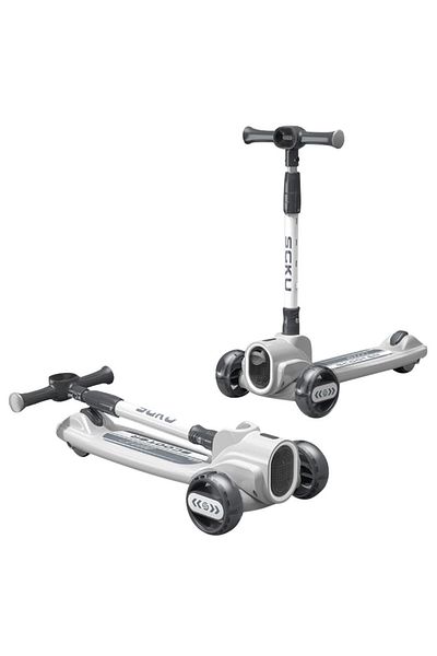 rexa Two Pedals Lightweight Electric 3 Wheels Kids Scooter