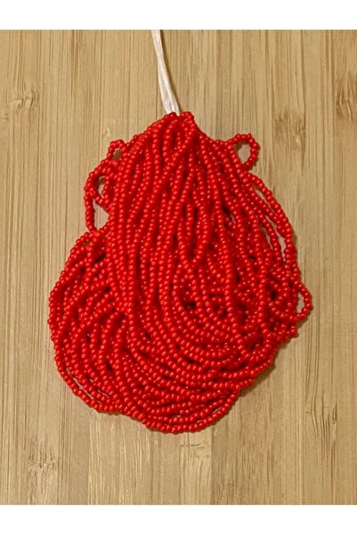 Öztürk Renk No:3 Nar Çiçeği. Kum Boncuk Çekoslovakya, Adana, Hapishane Işi, I...