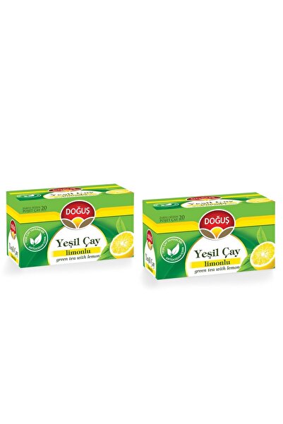 Doğuş Yeşil Çay Limonlu 20 li x 2 Adet