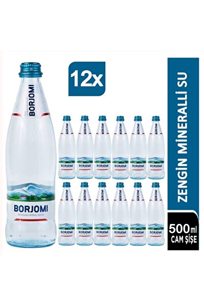 borjomı 1890 Borjomi Doğal Zengin Mineralli Su 12x500ml