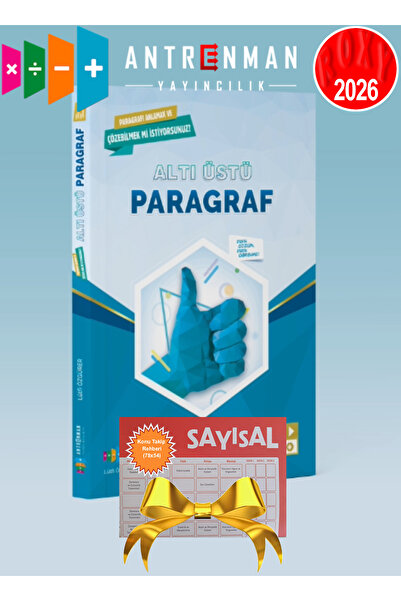 Antrenman Yayıncılık Antrenmanlarla Yks Tyt Ayt Altı Üstü Paragraf Soru Banka...