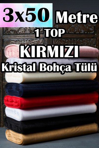 Dantelux Tul de cristal multifuncțional (Bohça Tulle) 3x50 metri (1 minge) - ...