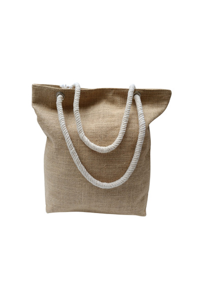 fancykidsantalya Women's Beach Bag Zippered Drawstring Lined Inside Soft Handle Jute Straw Fabric