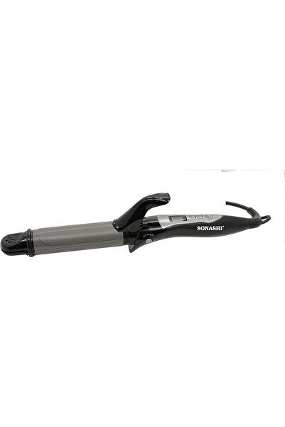 sonashi 2-in-1 Hair Curler And Straightener with Ceramic Coated Barrel, LED Display, 360 Swivel Cord, 45W