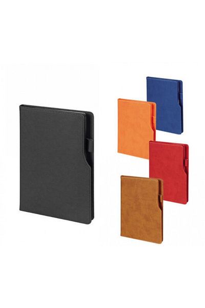 Copyder Undated 5 Pieces 5 Colors Thermo Leather Hard Cover 14X21Cm Notebook