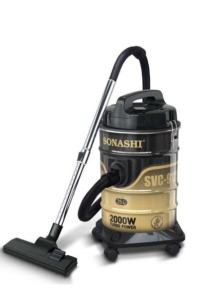 sonashi Drum Vacuum Cleaner with Dust Capacity | Strong Suction with Low Noise | Multi-Stage Filtration with
