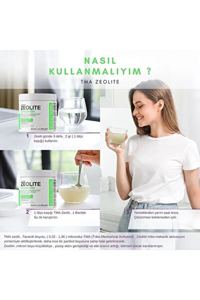 Aromel Zeolit Tozu | 454 gr | 1 Mikron Ultra Fine | Micronize Head Activated | Tribo Mechanical Activated