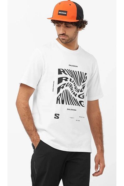 Salomon Running Graphic Ανδρικό T-Shirt - Μαύρο