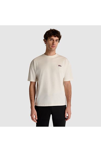 New Balance Μπλουζάκι Unisex Unt1512 Μπεζ
