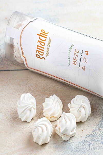 Ganache Patisserie Beze Kurabiye Tatlı Beyaz / 1 Paket