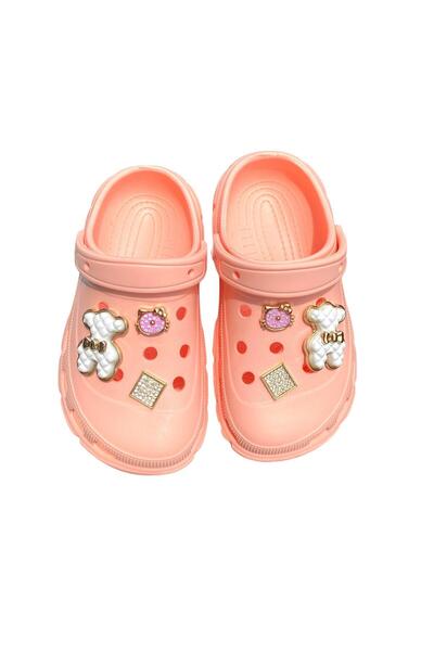 Apella Girl - Rhinestoned High-Sole Eva Sandals, Nursery Home and School Pool Garden Non-Slip Sole Slippers