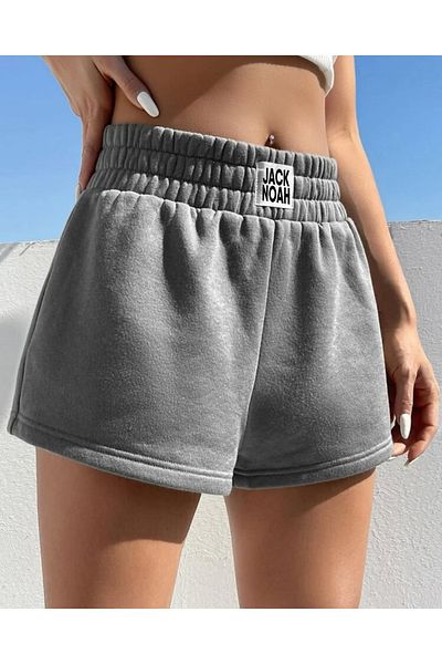DWN WEAR Καλοκαιρινό αθλητικό σορτς από βαμβακερή τσέπη με ελαστική μέση