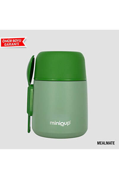 MiniQup MealMate Yemek Termosu 500ml – Çelik, Sızdırmaz, BPA İçermez, Çift Katmanlı, Mama Termosu