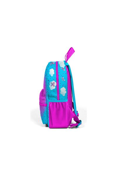 Coral High Rucsac Little Nest, albastru, roz, model iepure, două compartimente 23536