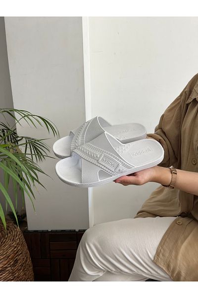 Behtah Kundura Men's Anti-Slip Sole Balcony Bathroom Garden Pool Slippers Military Service