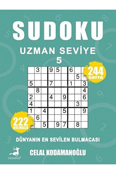 Olimpos Yayınları Sudoku Uzman Seviye 5 - - Celal Kodamanoğlu Kitabı