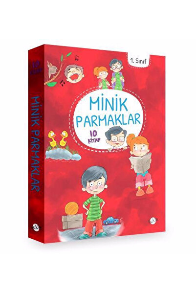 Kukla Yayınları 1. Sınıf - Minik Parmaklar 10 Kitap (Düz Yazı)