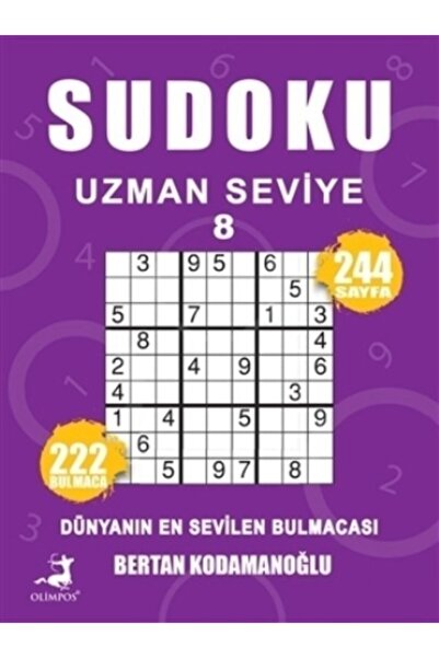 Olimpos Yayınları Sudoku Uzman Seviye 8 kitabı - Kolektif - Olimpos Yayınları