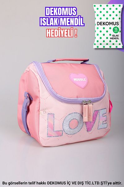 MUGGLE "Dekomus Wet Wipes Gifted" "Love Collection" Thermos Lunch Box