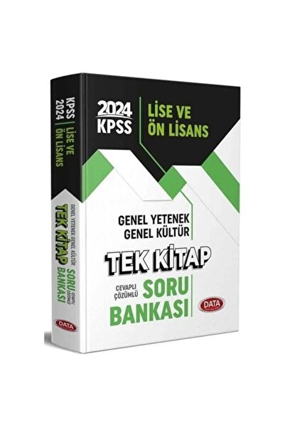 Data Yayınları Kpss Lise Önlisans Tek Kitap Soru Bankası