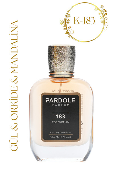 PARDOLE K-183 Meyvemsi Çiçeksi Favoris Parfum - 50 ml - Gül, Orkide, Mandalina