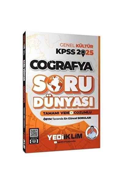 Yediiklim Yayınları 2025 Kpss Genel Kültür Coğrafya Tamamı Video Çözümlü Soru...