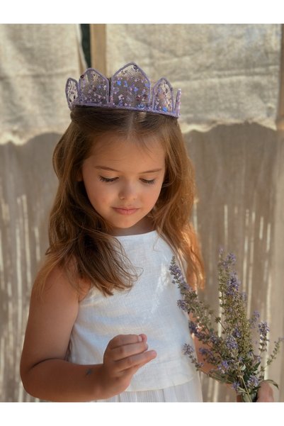 SAKLIDESİGN Dream Crown Girl's Birthday Party Crown
