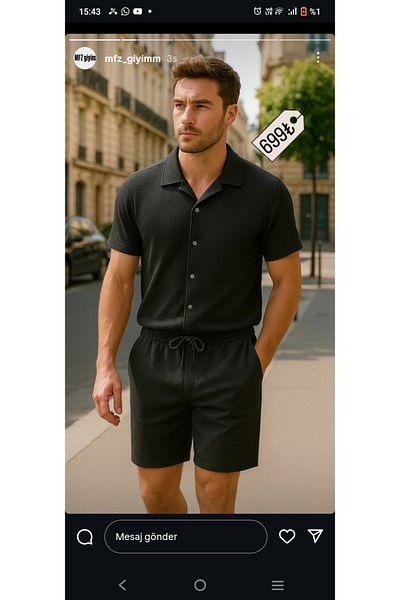 MFZ Giyim Alt-Top Suit with Honeycomb Shorts-11