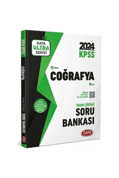 Data Yayınları Data 2024 KPSS Ultra Serisi Coğrafya Soru Bankası