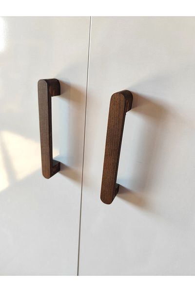 Wholewood Дървена дръжка за шкаф Елегант, 256 мм, кафява