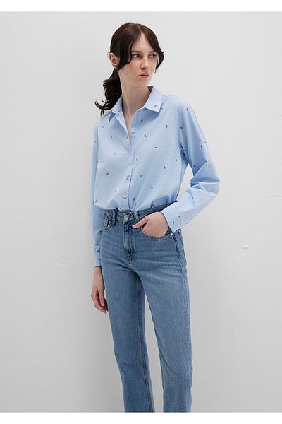 Mavi Mini cămașă imprimată Loose Fit / Loose Fit Casual 1210030-84655