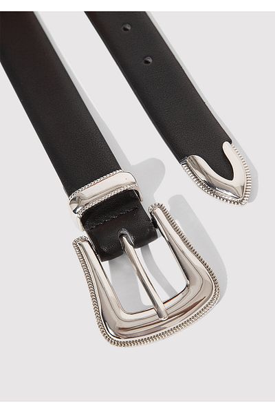 Mavi Black Faux Leather Belt 1913654-900