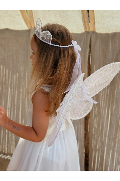 SAKLIDESİGN Hayal Set Crown&Wings&Wings Girl's Birthday Party Set