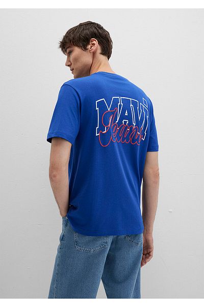 Mavi Τζιν μπλουζάκι με στάμπα Loose Fit / Loose Fit 0612937-70907
