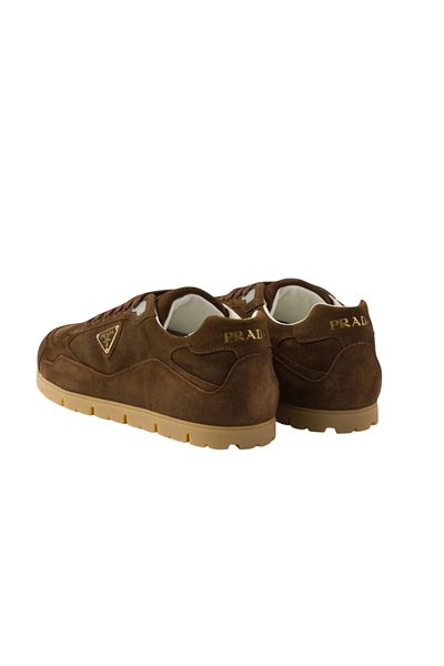 Prada Sport Basket Trails Suede Sneakers