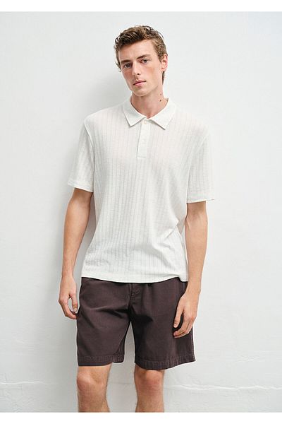 Mavi Εκρου Πόλο Τ-Shirt Κανονική Λειτουργία / Κανονική Κοπής 0612942-70058