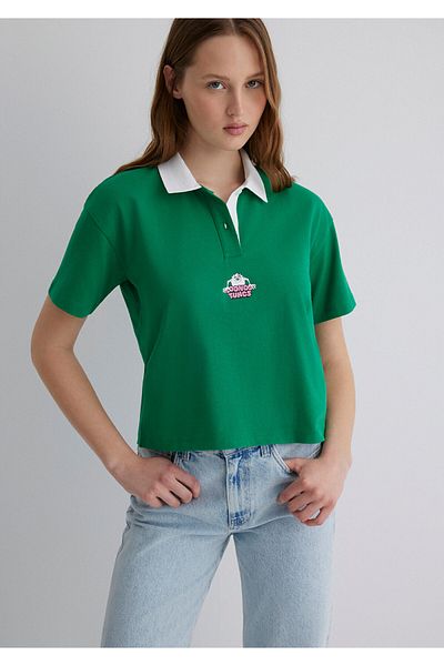 Mavi Tasmanian Printed Green T-Shirt Regular Fit / Regular Cut 1613356-90731