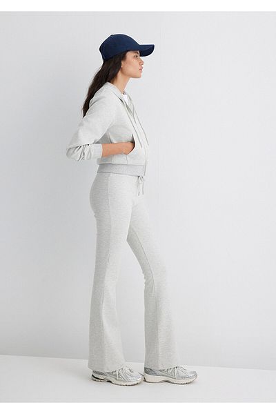 Mavi Flared Leg Gray Interlock Sweatpants 1011077-88467