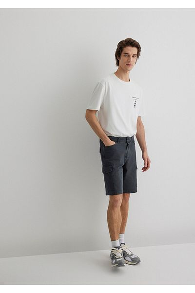 Mavi Σορτς Cargo Navy Blue 0410287 -80776