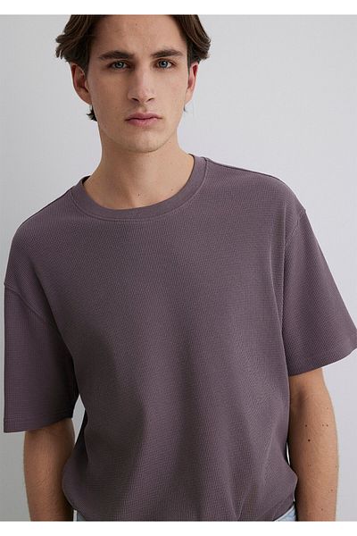 Mavi Μωβ Tişört Loose Fit / Bol Rahat Kesim 0612724-86683