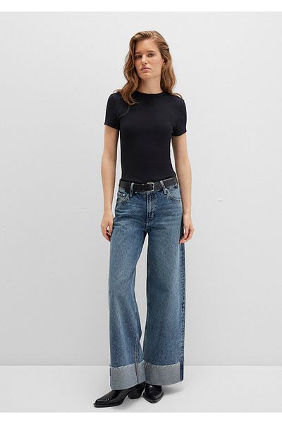 Mavi Black Basic T-Shirt Fitted / Fitted Cut 1613081 -900