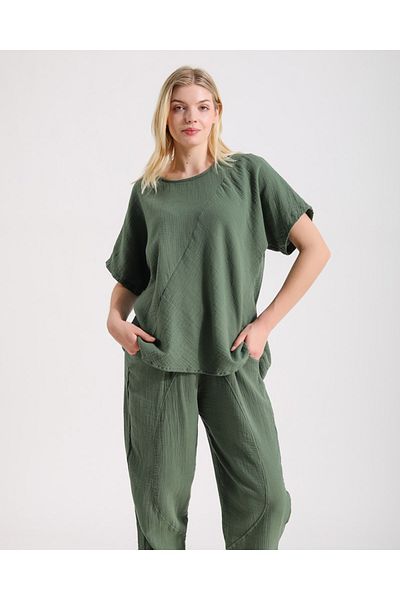 ZTO Women's Bluz Pantalon Set