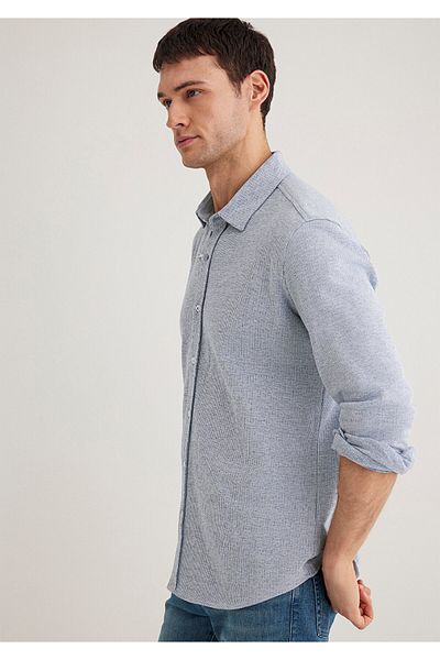 Mavi Текстурирана риза Slim Fit / Slim Cut 0211524-70764
